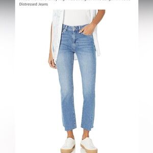 NWT- PAIGE Women's Cindy High Rise Straight Ankle jean in Alette-28